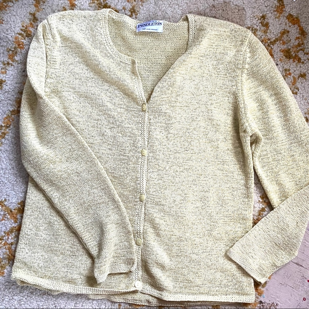 Pendleton Knit Cardigan